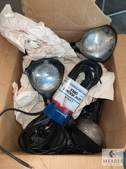 Low Voltage Cable and Hanging Work Lights