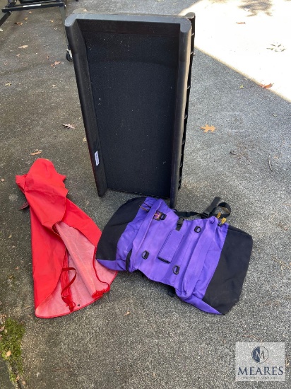 Pet Travel Essentials - SolVit Pet Ramp, Outward Hound Bag, and Red Cover
