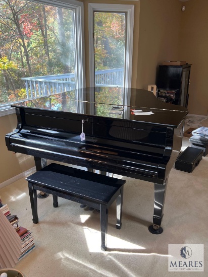 Young Chang Grand Piano, Model G175 with Ebony Polish Finish - Includes Bench & Care Accessories