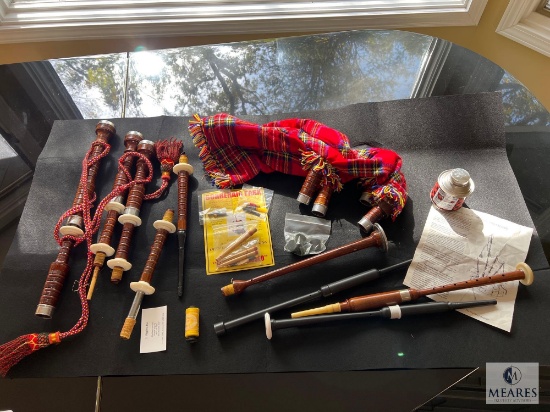 Highland Bagpipe Tartan Cover and Accessories