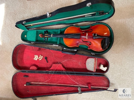 Pfretzschner Violin with Bow and Dual Case