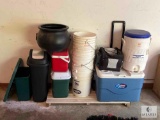 Utility Lot - Trash Cans, Coolers, and Buckets