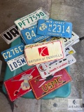 Vintage License Plate Collection - New Jersey, South Carolina, USMC & More