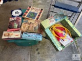 Vintage Games, Lawn Darts and Collectibles Assortment