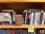 Military and Historical Book Collection with Vintage Victory Light (Located in the Basement)