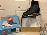 Canadian Flyer Figure Skates by Brookfield - Style 43, Size 12 (Black) (Located in the Basement)