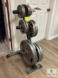 TSA Olympic Plate Rack Model TSA-3150 with Weights (Located in the Basement)