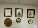 Decorative Wall Art and Clock Collection - Framed Prints & Wall Clocks (Located in the Basement)