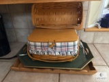 Longaberger Picnic Basket & Home Entertaining Set