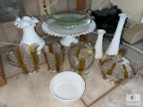 Elegant Glassware and Milk Glass Collection