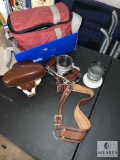 Vintage Kodak Retina Reflex S Camera with Schneider-Kreuznach Lens & Carrying Case