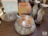 Entertaining Collection - Arlington Punch Set, Mikasa Crystal, and Decorative Pitchers
