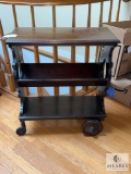 F.B.M. Co. Hoboken N.J. Rolling Cart with Shelves