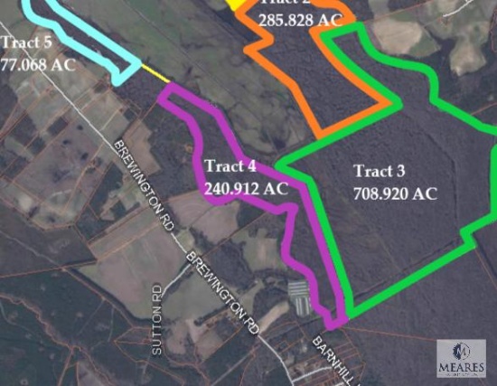 Tract 4 - 240.912 Acres - Outside of the Conservation Easement