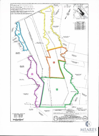 Combined Tracts 1-5 - 1,604.78 Total Acres - 468.09 Acres are Outside of the Conservation Easement