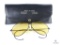 Vintage Shooter Glasses with Amber Glass Lens