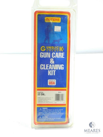 Outers Gunslick Brand Gun Care & Cleaning Kit For 22 Caliber Pistol