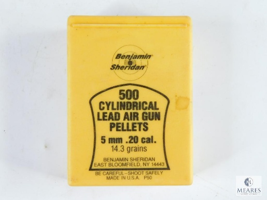 500 Cylindrical Lead Air Gun Pellets, 5mm, .20 Cal.
