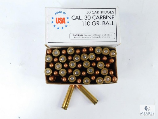 50 Rounds Cal. 30 Carbine 110 Gr. Ball