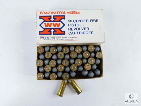 50 Rounds Winchester Western 45 Colt 255 Gr. Lead