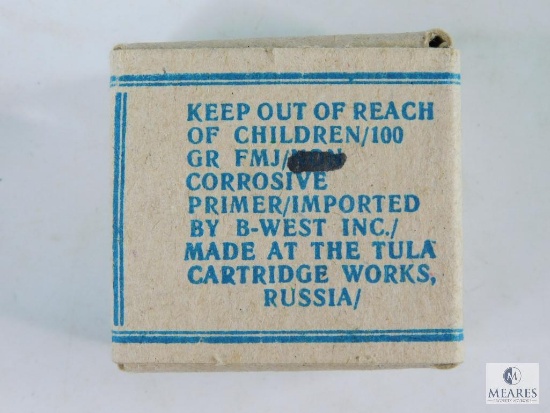 Box of Russian 9x18 Makarov Ammunition (16 Rounds)