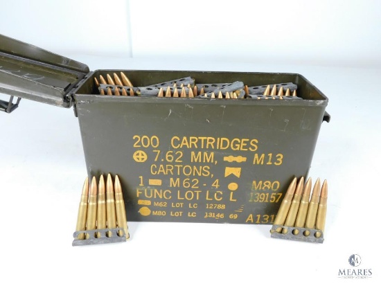 195 Rounds of .303 British in Metal Ammunition Box