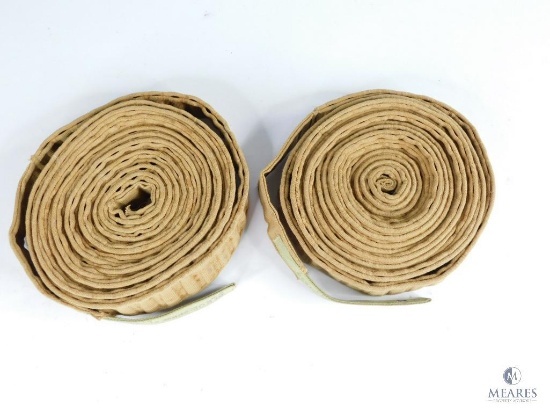 Cloth Machine Gun Belts - British Marked .303 Caliber