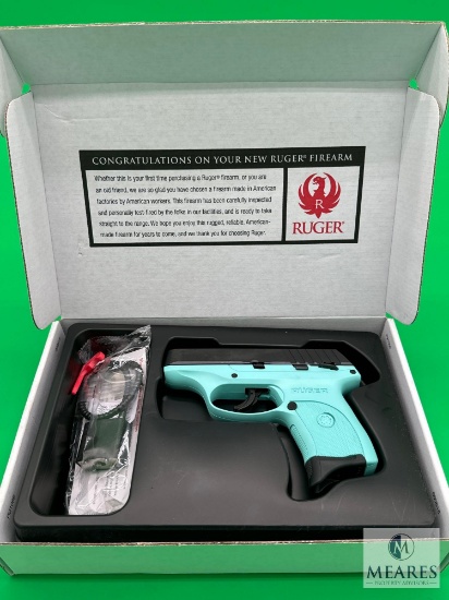 NEW in the Box! Ruger EC9s Semi-automatic Handgun with Exclusive Turquoise Frame (06315)