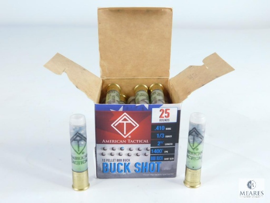 25 Rounds ATI .410 Shotgun Shells, BBB Buck Shot