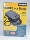 Set of SnapSafe Lock Boxes with Four Keys, Thick 16 Gauge Steel