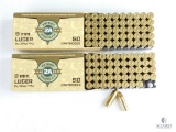 100 Rounds Patriot 2A Sports, LLC 9mm Luger, 8g/124g