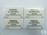 200 Rounds Federal .22 Long Rifle 36 Grain Copper Plated Hollow Point