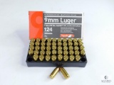 50 Rounds Aguila 9mm Luger 124 Grain FMJ