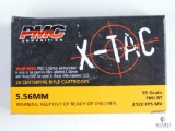 20 Rounds PMC X-Tac 5.56mm FMJ-BT, 55 Grain