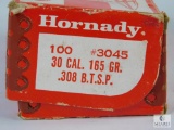 46 Rounds Hornady 30 Cal. 165 Gr., .308 B.T.S.P