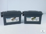 Two Bunker Hill Security Ammo. Boxes, Each Holds Six to Eight Boxes of Standard Ammo.
