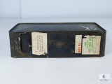 Unopened Metal Box of 300 Rounds of .303 Mk7 Ammunition in Bandoliers