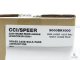 1000 Rounds CCI/Speer 9mm Luger, 115 Grain FMJ