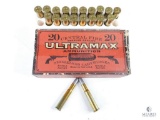 20 Rounds Ultramax 30-30 Win. Round Nose Point 165 Gr.