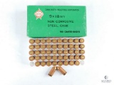 50 Rounds Norinco 9x18mm