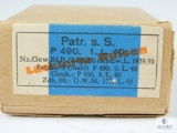 Box of 15 Rounds of Ammunition with P490 Headstamp (Hugo Schneider A.G., Werk Altenburg)