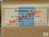 15 Rounds of Ammunition with P25 Headstamp (Metallwarenfabrik Treuenbritzen GmbH, Werk Sebaldushof)