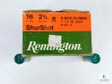 Box of Remington ShurShot 16 Gauge 6-shot Shotgun Shells - 2 3/4