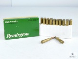 Eight Rounds and 12 Casings of Remington 7mm Mauser - 175-grain Soft Point