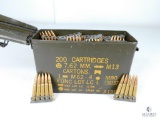 195 Rounds of .303 British in Metal Ammunition Box