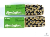 Two Boxes of 50 Remington .22LR Standard Velocity Target Ammunition