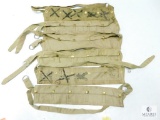 Group of Six Military Bandoleers - Empty