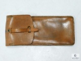 Vintage Leather Pouch with Internal Stampings