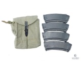Military Pouch with Four AK-47 Magazines