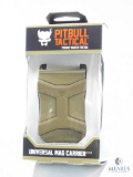 NEW Pitbull Tactical Universal Mag Carrier Gen 2, Flat Dark Earth